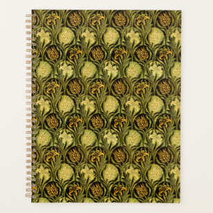 William Morris Groene Tulp Lelie Behang Planner