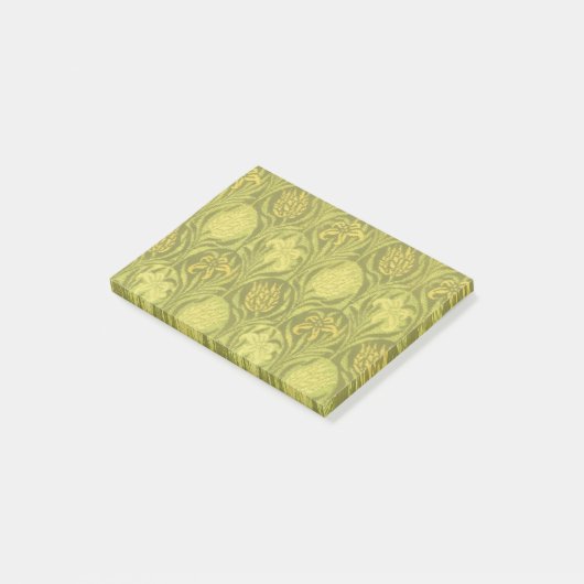 William Morris Groene Tulp Lelie Behang Post-it® Notes (Schuin)