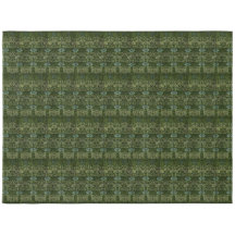 William Morris Grote Groene Tulp Roos Behang