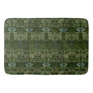 William Morris Grote Groene Tulp Roos Behang Badmat