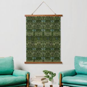William Morris Grote Groene Tulp Roos Behang Hangend Wandkleed