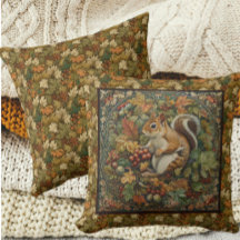 William Morris Herfst Chipmunk Bladeren Bessen