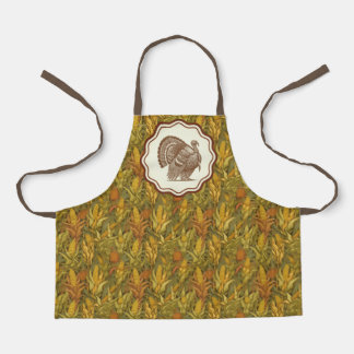 William Morris Herfst Kalkoen Mais Schort
