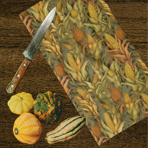 William Morris Herfst Mais Retro Theedoek