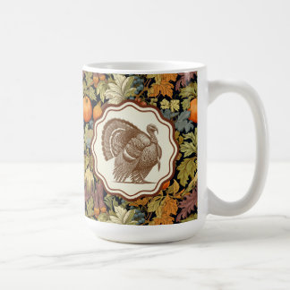 William Morris Herfst Pompoenen Tom Kalkoen Koffiemok