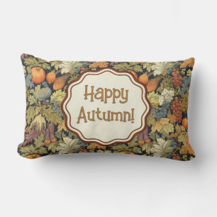 William Morris Herfstbladeren Pompoenen Persoonlij Kussen