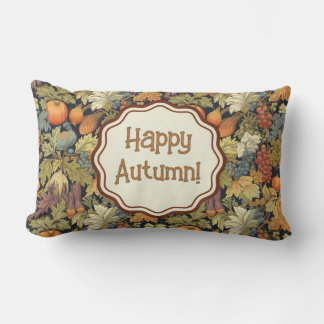 William Morris Herfstbladeren Pompoenen Persoonlij Kussen