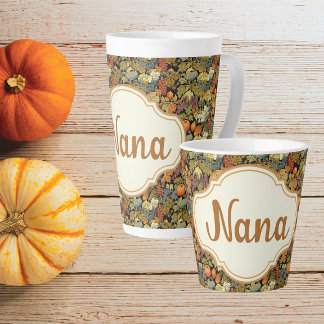 William Morris Herfstpompoenen Persoonlijk  Latte Mok