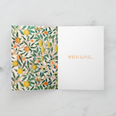 WILLIAM MORRIS "HEUREUX ANNIVERSAIRE" CARTE DE RÉJ (Intérieur)