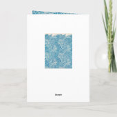 WILLIAM MORRIS "HEUREUX ANNIVERSAIRE" CARTE DE RÉJ (Dos)