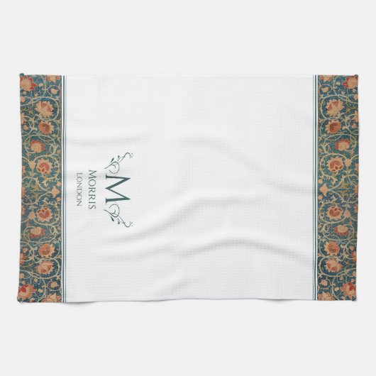 William Morris Holland Park Blue & White Custom Theedoek (Horizontaal)