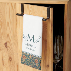 William Morris Holland Park Blue & White Custom Theedoek