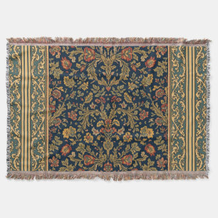 William Morris Holland Park Tapijt Vintage patroon Deken