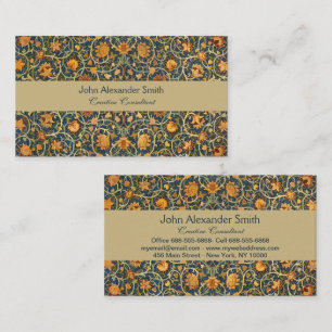 William Morris Holland Park Vintage Tapijt Vloerkl Visitekaartje