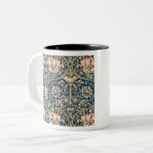 William Morris Honeysuckle  1876 Tweekleurige Koffiemok (Voorkant links)
