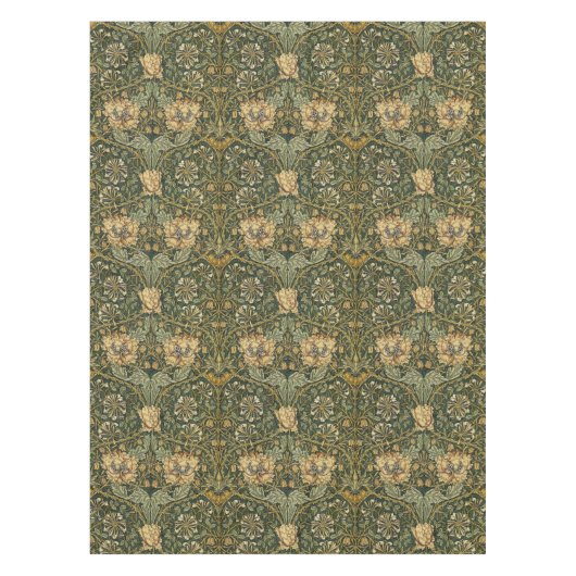 William Morris Honeysuckle |  bloem Tafelkleed (Voorkant)