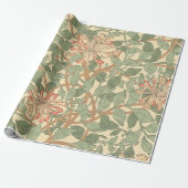 William Morris Honeysuckle Cadeaupapier (Uitgerold)