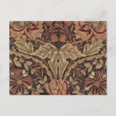William Morris Honeysuckle Classic Engelse kunst Briefkaart (Voorkant)