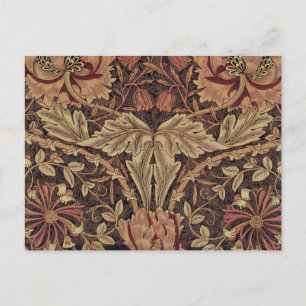 William Morris Honeysuckle Classic Engelse kunst Briefkaart