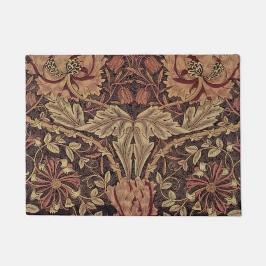 William Morris Honeysuckle Classic Engelse kunst Deurmat (Voorkant)