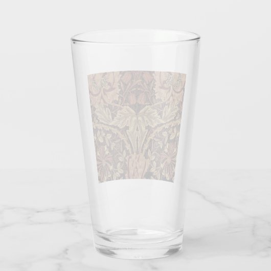 William Morris Honeysuckle Classic Engelse kunst Glas (Achterkant)
