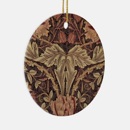 William Morris Honeysuckle Classic Engelse kunst Keramisch Ornament (Rechts)