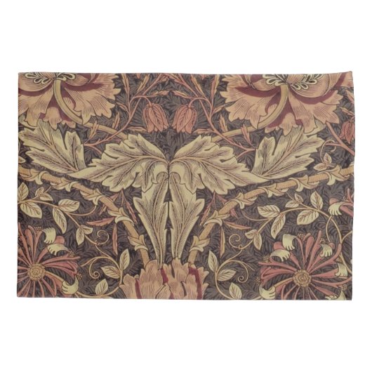 William Morris Honeysuckle Classic Engelse kunst Kussensloop (Achterkant)