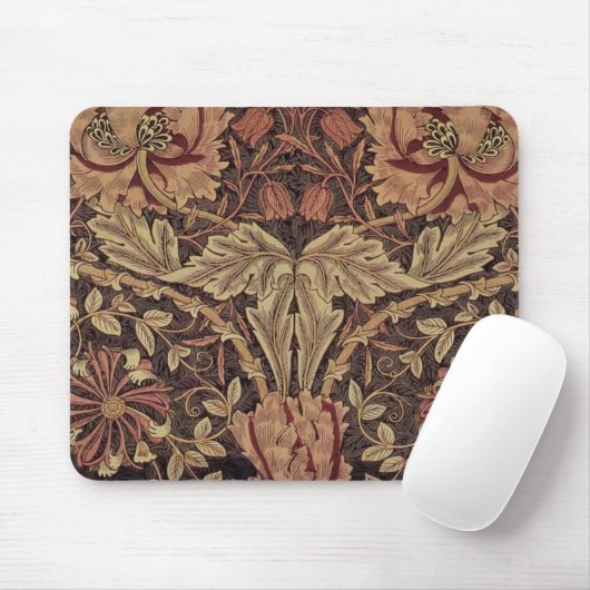 William Morris Honeysuckle Classic Engelse kunst Muismat (Met muis)