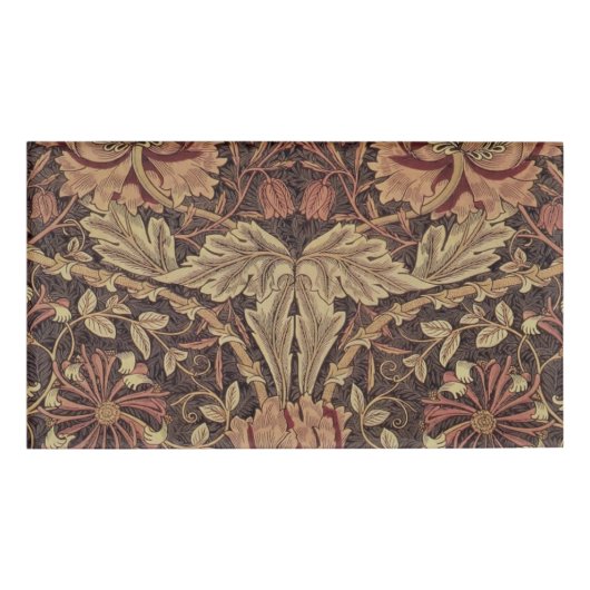 William Morris Honeysuckle Classic Engelse kunst Naambadge (Voorkant)
