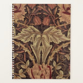 William Morris Honeysuckle Classic Engelse kunst Planner (Voorkant)