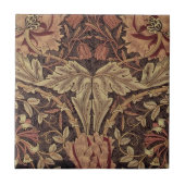 William Morris Honeysuckle Classic Engelse kunst Tegeltje (Voorkant)