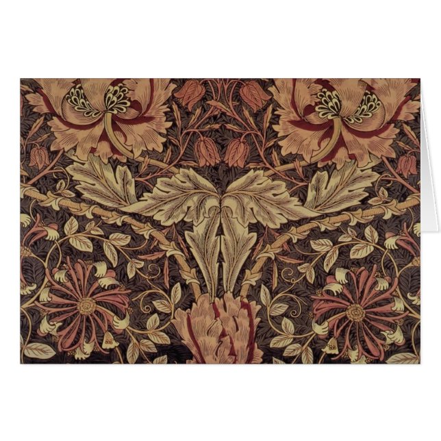 William Morris Honeysuckle Classic English Art (Devant horizontal)