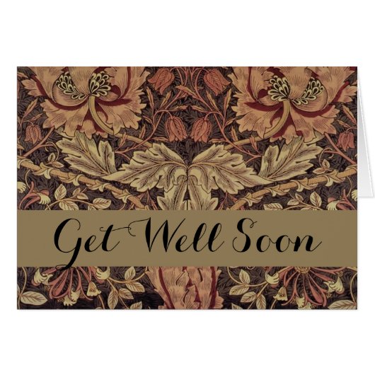 William Morris Honeysuckle Classic English Art (Devant horizontal)