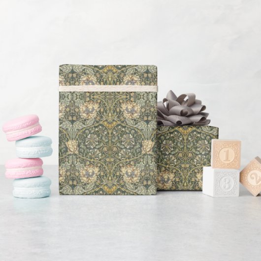William Morris Honeysuckle Design Cadeaupapier (Baby Shower)