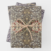 William Morris Honeysuckle Design Inpakpapier Vel (In situ)
