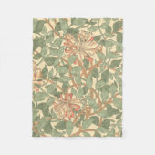 William Morris Honeysuckle Fleece Deken (Voorkant)