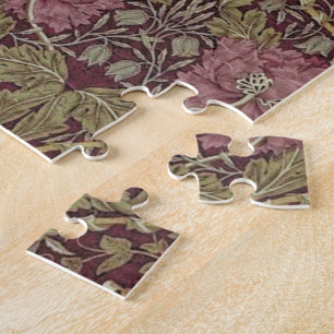 William Morris, Honeysuckle, floral. patroon, kuns Legpuzzel