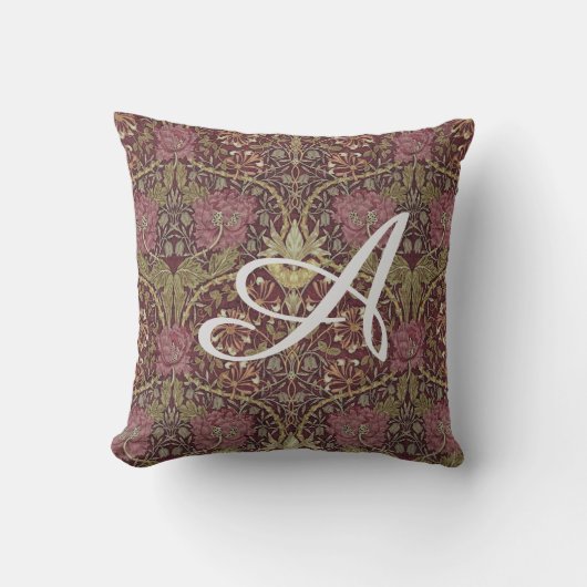 William Morris, Honeysuckle, floreel. patroon, kun Kussen (Voorkant)