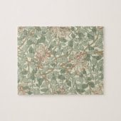 William Morris Honeysuckle Flower Wallpaper Legpuzzel (Horizontaal)