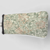 William Morris Honeysuckle Green Floral Golfheadcover (Voorkant)
