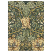William Morris Honeysuckle Green Floral Klembord (Achterkant)