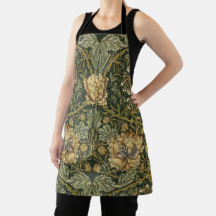 William Morris Honeysuckle Green Floral Schort