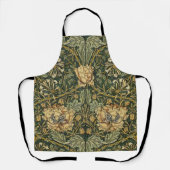 William Morris Honeysuckle Green Floral Schort (Voorkant)