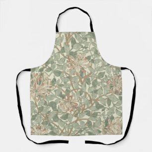 William Morris Honeysuckle Green Floral Schort