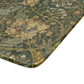 William Morris Honeysuckle Green Floral Snijplank (Hoek)