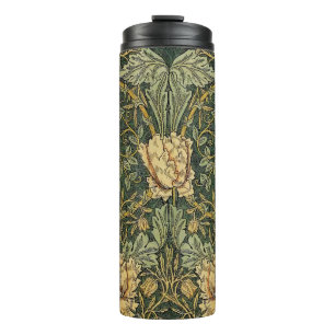 William Morris Honeysuckle Green Floral Thermosbeker