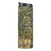 William Morris Honeysuckle Green Floral Thermosbeker (Geroteerd rechts)