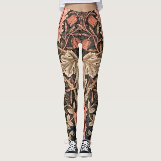 William Morris Honeysuckle Leggings (Voorkant)