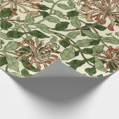 William Morris Honeysuckle Pattern Cadeaupapier (Hoek)