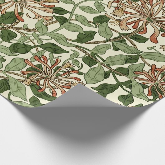 William Morris Honeysuckle Pattern Cadeaupapier (Hoek)